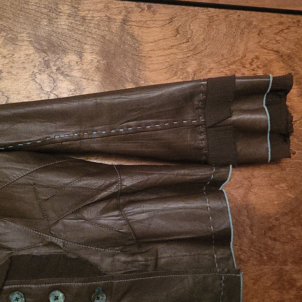 Gorgeous Unique Butter Soft Lamb Leather Jacket M - Picture 5 of 9